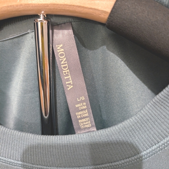 Mondetta Gray Long Sleeve Top | Size L | Soft & Cozy Everyday Shirt - Picture 9 of 9